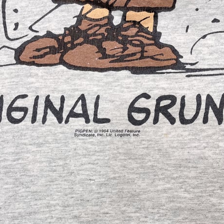 PEANUTS ORIGINAL GRUNGE GREY XL 2983
