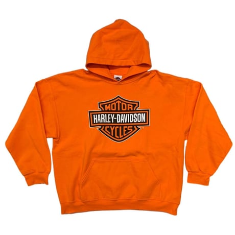 HARLEY DAVIDSON WASHINGTON, PA STEEL CITY HOODED SWEATSHIRT ORANGE XL 4086