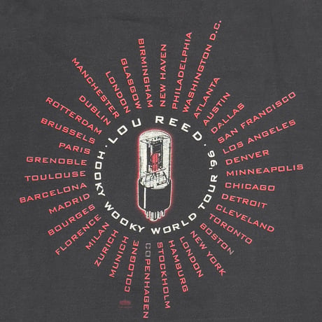 LOU REED 1996 HOOKY WOOKY WORLD TOUR TULTEX XL 9618
