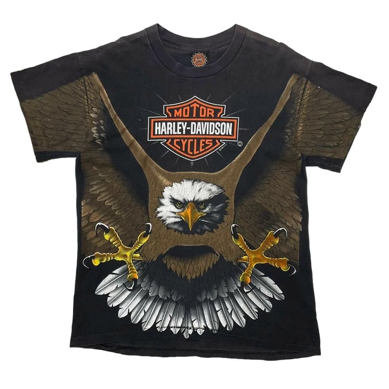 HARLEY DAVIDSON 1996 BIG EAGLE OVP TEE MEDIUM 1