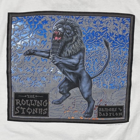 ROLLING STONES BRIDGES TO BABYLON WORLD TOUR 1997/1998 WHITE LARGE 0266