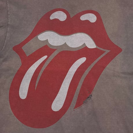 THE ROLLING STONES BIG TOUNGE A BIGGER BANG TOUR LS FADED BLACK FITS XL 5966
