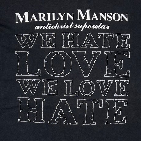 MARILYN MANSON ANTICHRIST SUPERSTAR & MORE BOOTLEG LS SCREEN STARS XL 9288