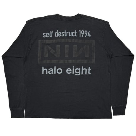 NINE INCH NAILS 1994 THE DOWNWARD SPIRAL SELF DESTRUCT LS FRUIT OF THE LOOM XL 3465