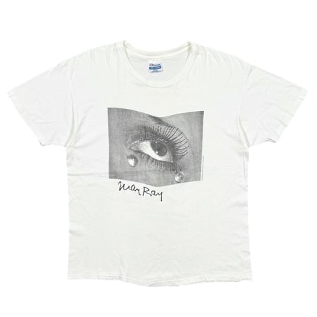 MAN RAY GLASS TEARS WHITE HANES XL 0162