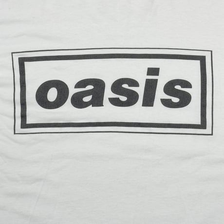 oasis MONOCHROME BOX LOGO WHITE SCREEN STARS LARGE 0764