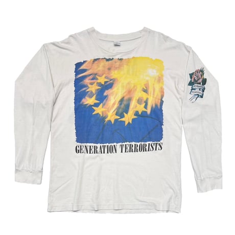 MANIC STREET PREACHERS GENERATION TERRORISTS LS WHITE XL 2406