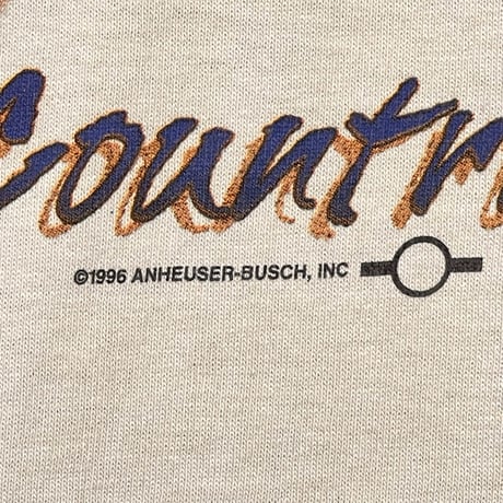 Budweiser 1996 BUD Country BEIGE GILDAN LARGE 0532
