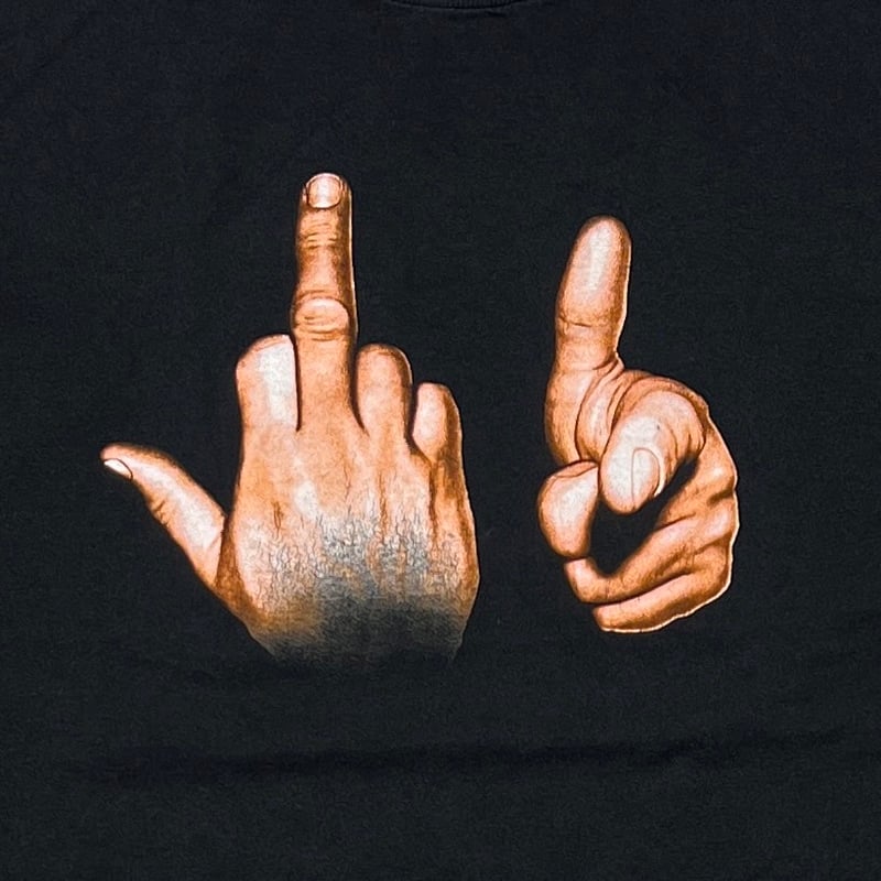 OLD & VINTAGE FUCK YOU HAND SIGN DELTA LARGE 37