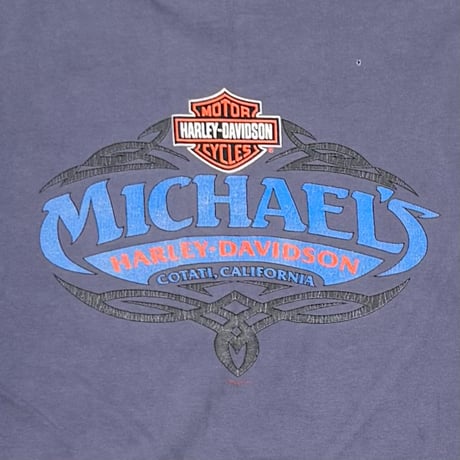 HARLEY DAVIDSON ENGINES SPARK SLEEVE LS LIGHT NAVY LARGE 0186