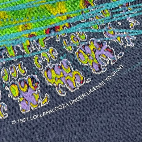 LOLLAPLOOZA 1997 MUSIC FESTIVAL SMOKE BLUE GIANT BY TULTEX XL 2715