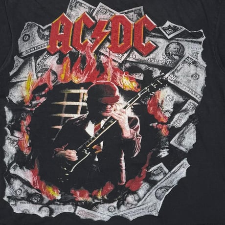 AC/DC BOOTLEG OVP DOUBLE SIDE EURO FITS XL 2177