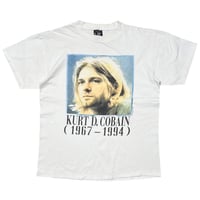 NIRVANA KURT COBAIN MEMORIAL ADULT GIANT BY TULTEX LARGE 8945