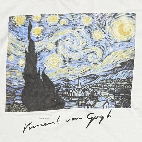 Vincent Van Gogh The starry night WHITE LARGE 1065
