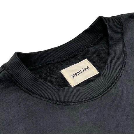 greatLAnd ORIGINAL CLUNKERS CREWNECK SWEAT SHIRT BLACK