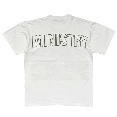 MINISTRY 1995 TOUR WHITE FITS XL 5083