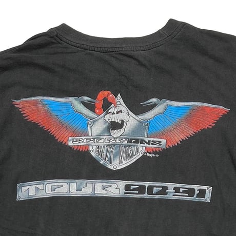 SCORPIONS CRAZY WORLD TOUR 1990-91 FITS LARGE 6888