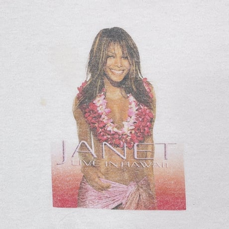 JANET JACKSON LIVE HAWAII WHIE ANVIL LARGE 2363