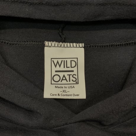 WEED SKULL L/S HOODED TEE 1993 WILD OATS XL 5039