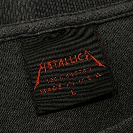 METALLICA FACES 1991 HISTORICAL DATES METALLICA TAG LARGE 4049 310
