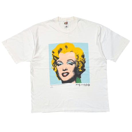 ANDY WARHOL 1996 MARIYN MONROE WHITE FRUIT OF THE LOOM XL 9058