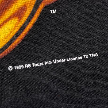 THE ROLLING STONES 1999 GOLD TONGUE BLUE THUNDER XL 4819