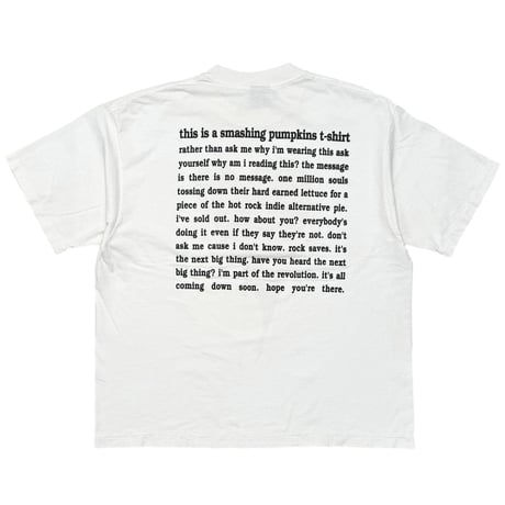 THE SMASHING PUMPKINS SP RED HEART WHITE GIANT BY TEEJAYS XL 5545