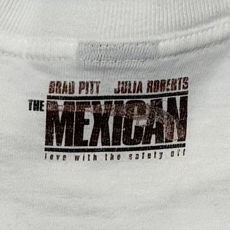 THE MEXICAN MOVIE PROMO BRAD PITT JULIA ROBERTS WHITE LARGE 5124