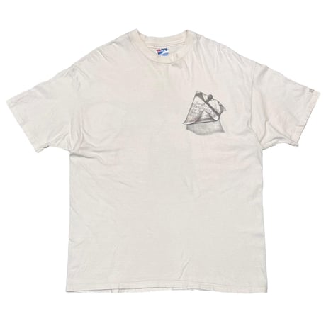 JESUS GONE TO SEE DAD NATURAL Hanes XL 1640
