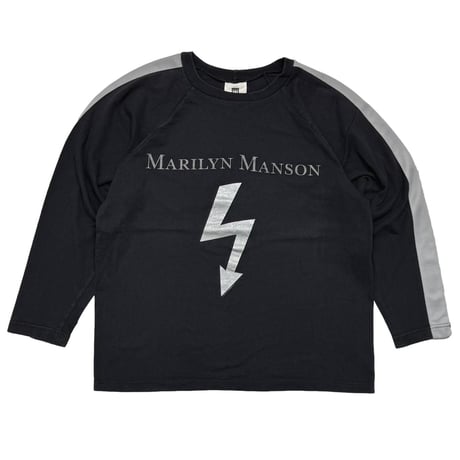 MARILYN MANSON ARROW RAGLAN JERSEY LINE LS WINTERLAND FITS XL 7472