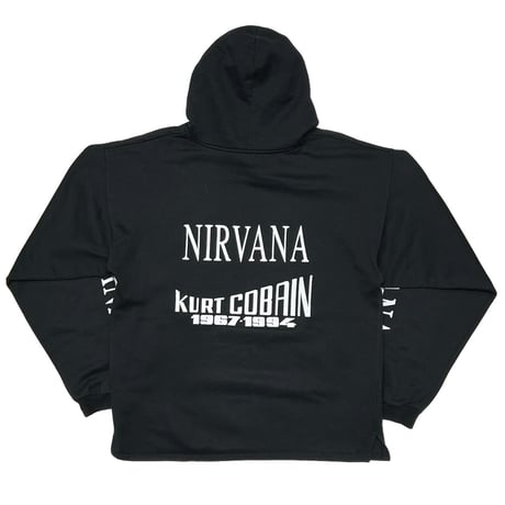 NIRVANA KURT COBAIN MEMORIAL BOOTLEG HOODIE EURO LARGE 4639