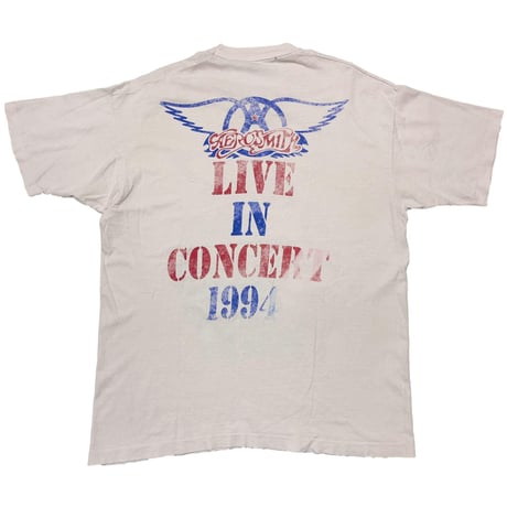 AERO SMITH LIVE IN CONCERT 1994 WHITE FRUIT OF THE LOOM XL 4026