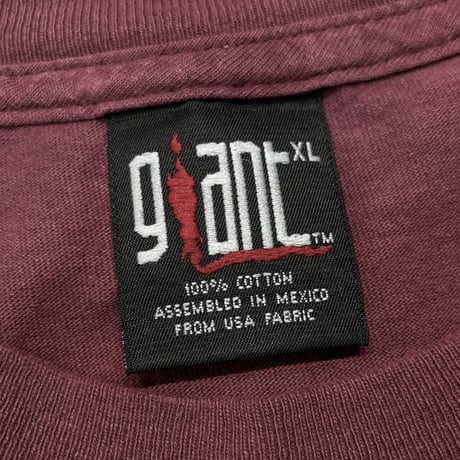 RAGE AGAINST THE MACHINE 1997 NORTH AMERICAN TOUR GIANT XL BURGUNDY 1872