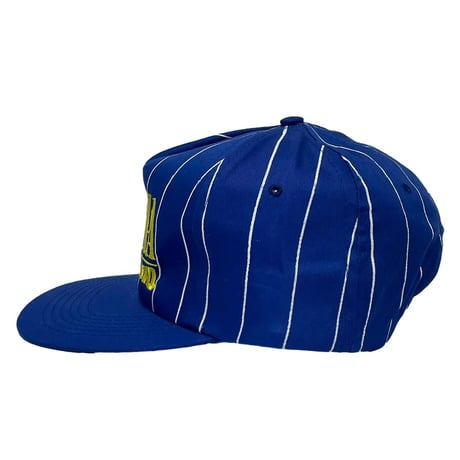 NIRVANA STRIPED NEVERMIND LOGO CAP BLUE SNAPBACK 0791