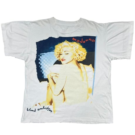 MADONNA BLOND AMBITION WORLD TOUR 1990 WHITE FITS LARGE 3827
