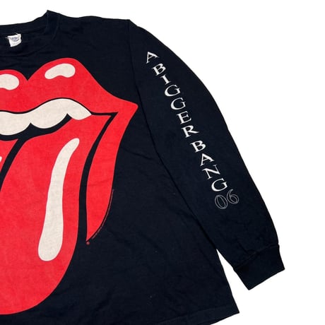 ROLLING STONES 2006 A BIGGER BANG LIP & TONGUE LS anvil LARGE 7643
