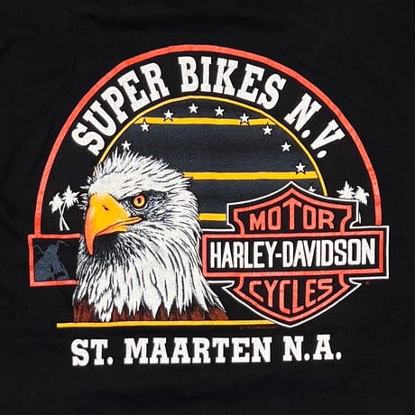 HARLEY DAVIDSON 1993 BLUE FLAME EMBLEM SUPER BIKES N.V. XL 1713