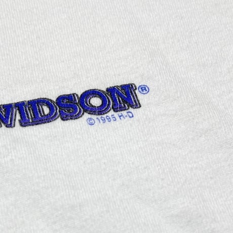 HARLEY DAVIDSON SANDIEGO 1998 CALIFORNIA BLUE FLAME LS WHITE XXL 1806