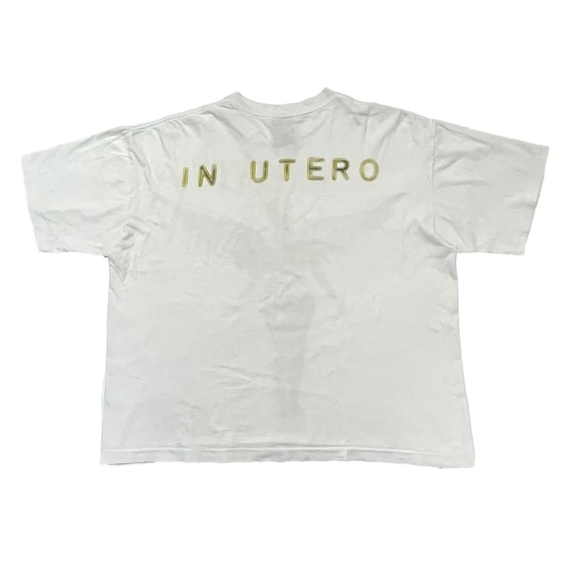 90s NIRVANA IN UTERO GIANT シングルステッチ XL NIRVANA IN UTERO GIANT BY TEEJAYS XL | greatLAn
