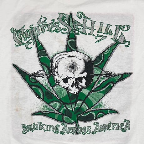 CYPRESS HILL Temples of Boom SMOKING ACROSS AMERICA BOOTLEG WHITE MURINA XL 9700