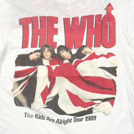 THE WHO The Kids Are Alright Tour 1989 WHITE Hanes LARGE 6560
