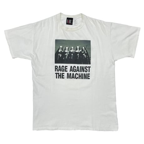RAGE AGAINST THE MACHINE NUNS & GUNS WHITE GIANT LARGE 8295