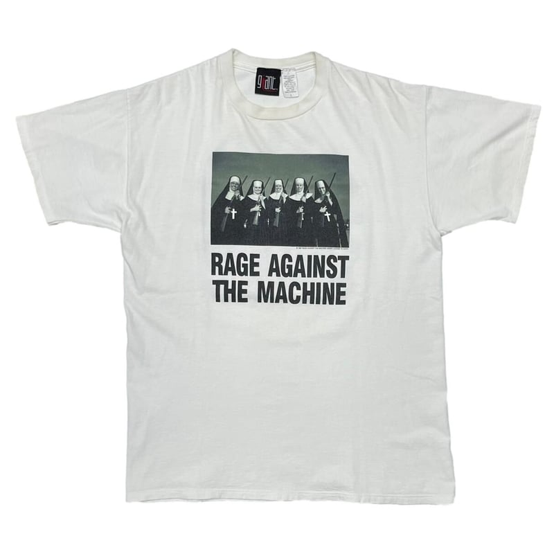 RAGE AGAINST THE MACHINE NUNS & GUNS WHITE GIAN