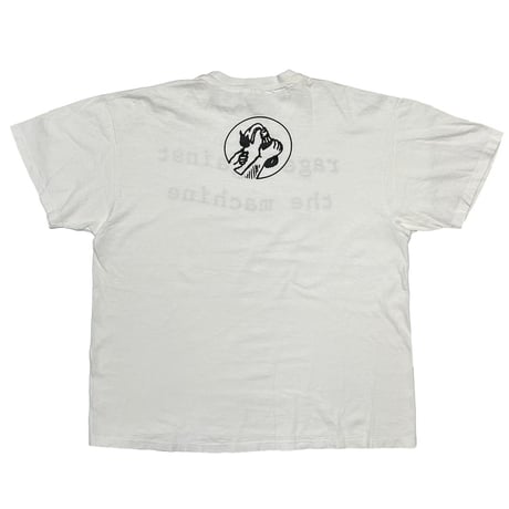 RAGE AGAINST THE MACHINE MOLOTOV WHITE HANES XL 4292
