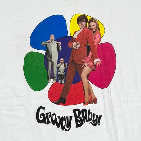 AUSTIN POWERS THE SPY WHO SHAGGED ME 1999 MOVIE PROMO WHITE FRUIT OF THE LOOM XL 6460
