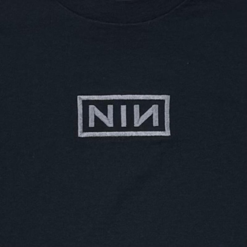 NINE INCH NAILS EMBROIDERY BOX LOGO FRAGILITY T