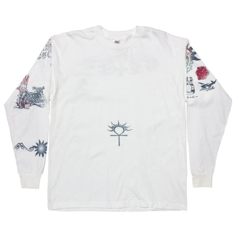 DENNIS RODMAN TATTOO LS WHITE XL 1483