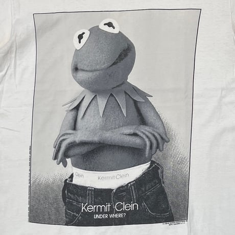 KERMIT KERMIT CLEIN CALVIN KLEIN PARODY WHITE CHANGES LARGE 7218