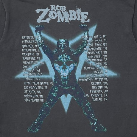 ROB ZOMBIE TOUR DOUBLE SIDE ALL SPORT LARGE 7385