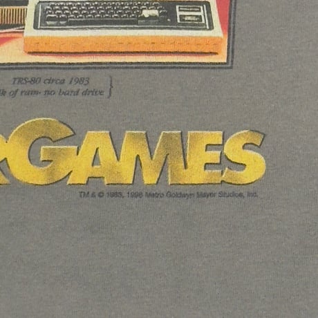 WARGAMES MOVIE PROMO CHARCOAL ALSTYLE XL 4035